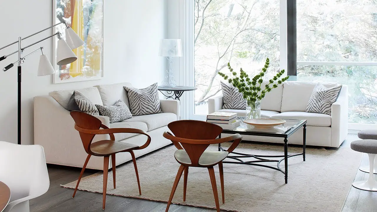 mobilier salon minimalisme fauteuil design