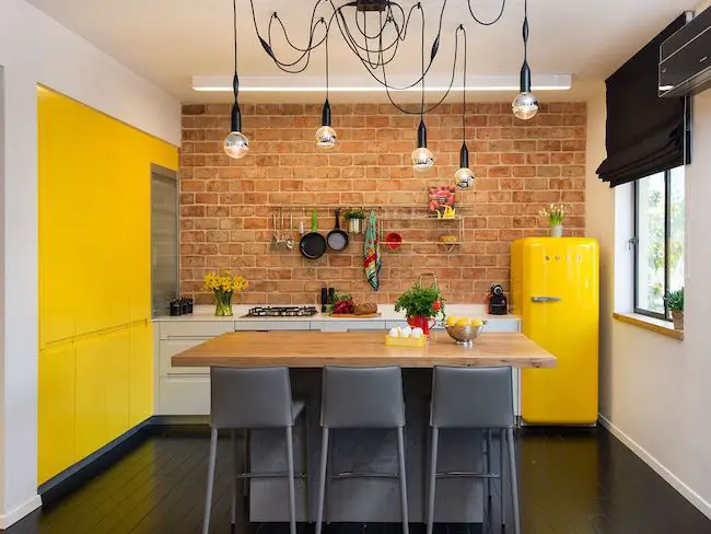 idee decoration cuisine jaune couleur