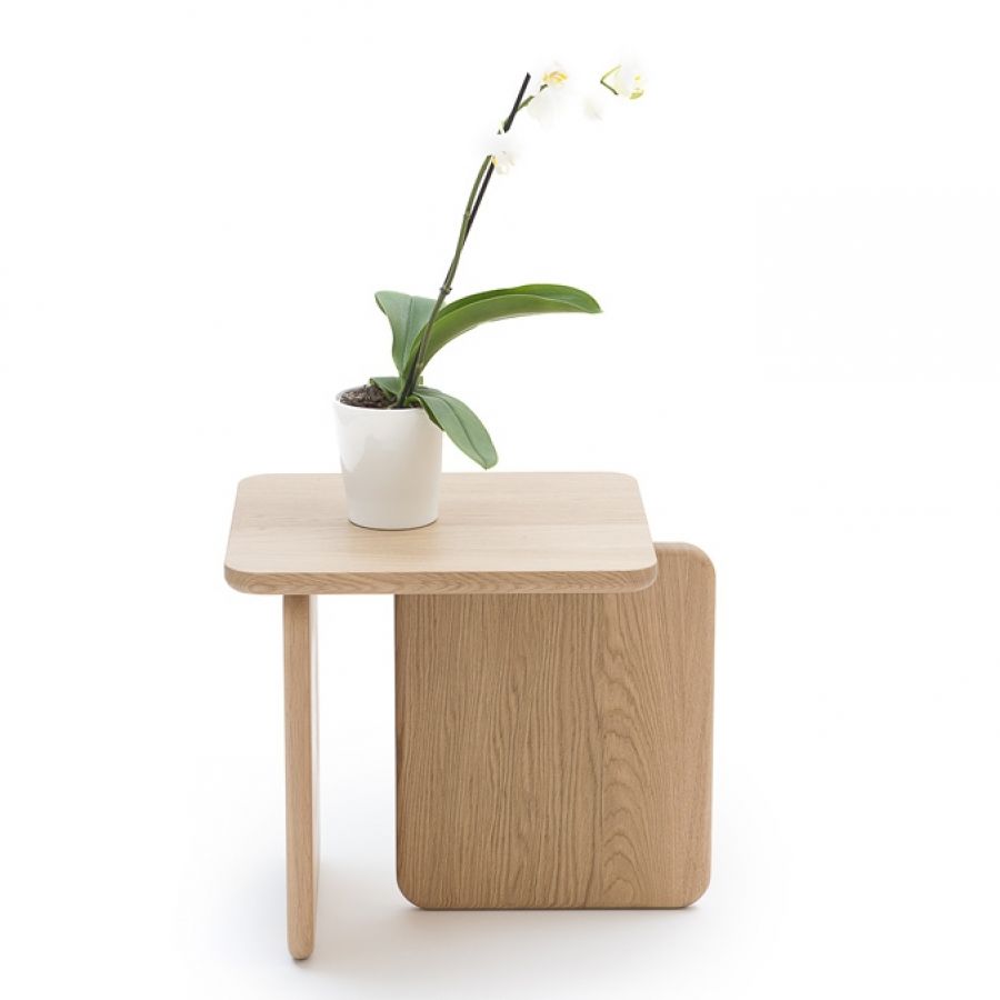 petit gueridon deco design minimaliste bois