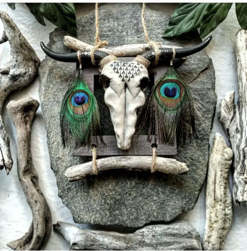 crane de buffle decoration murale etsy crane de buffle decoration murale etsy