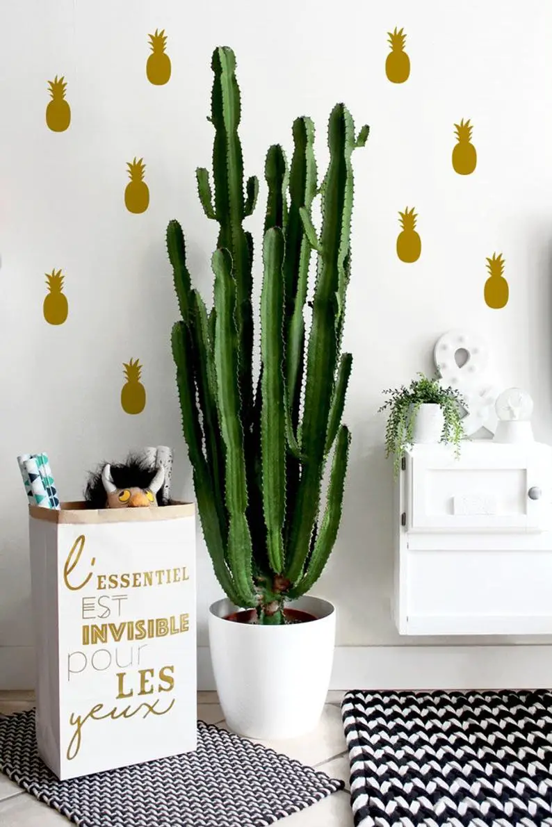 stickers ananas milie o decoration stickers ananas milie o decoration