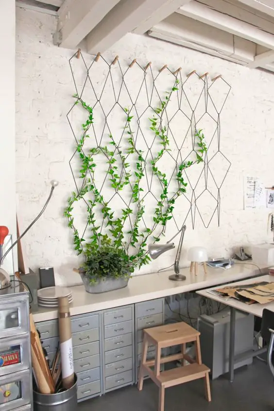 plante grimpante macrame deco mur