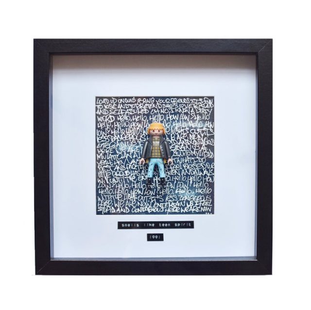 Poster Sur Toile Kurt Cobain Nirvana – Décoration Murale 20x30 Cm, Style Années 90, Pour Salon Ou Chambre – Qualité Impression Durable