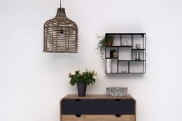 luminaire rotin ambiance deco naturelle authentique