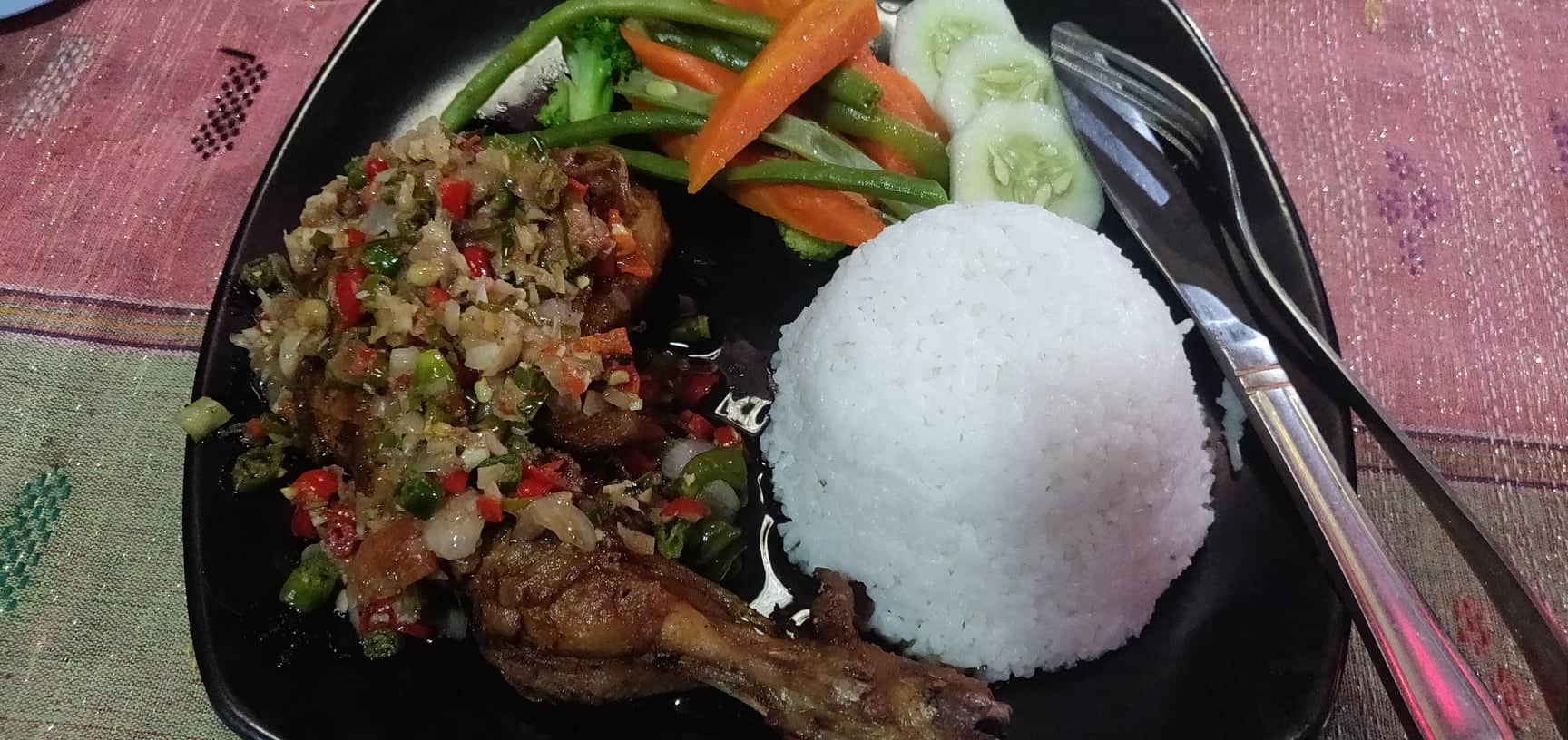 sumatra indonesie poulet nourriture