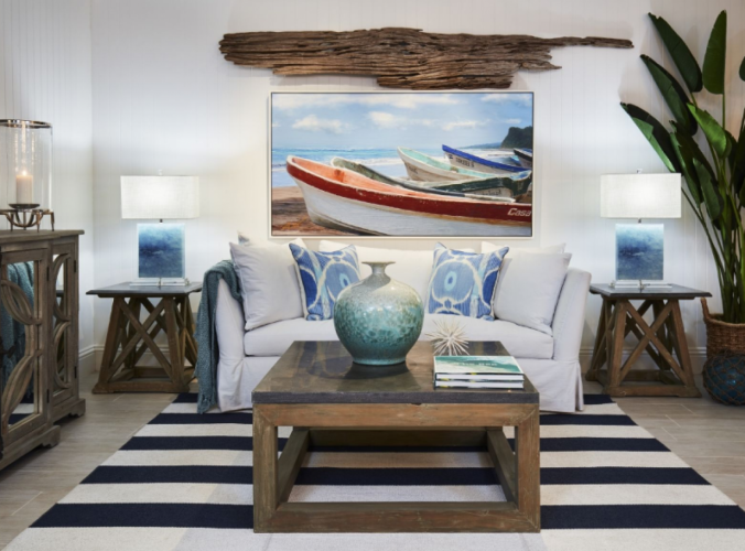 [Idée déco] Une ambiance bord de mer dans le salon - Cocon | décoration ...