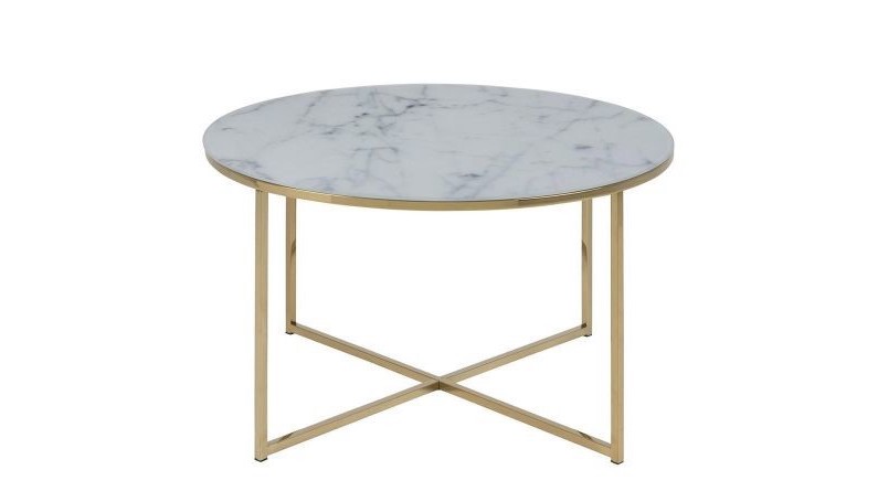 ou acheter table basse ronde or marbre