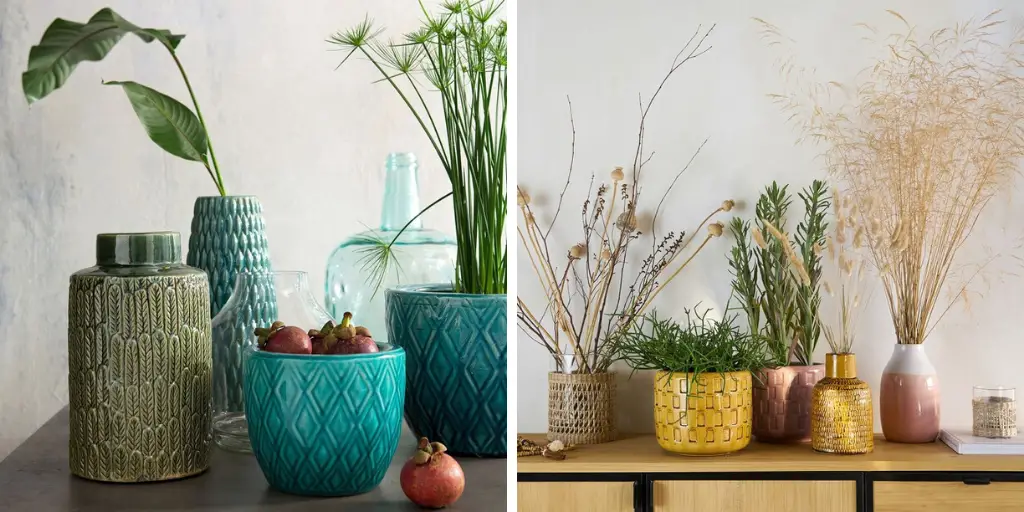 deco soldes cache pot couleur