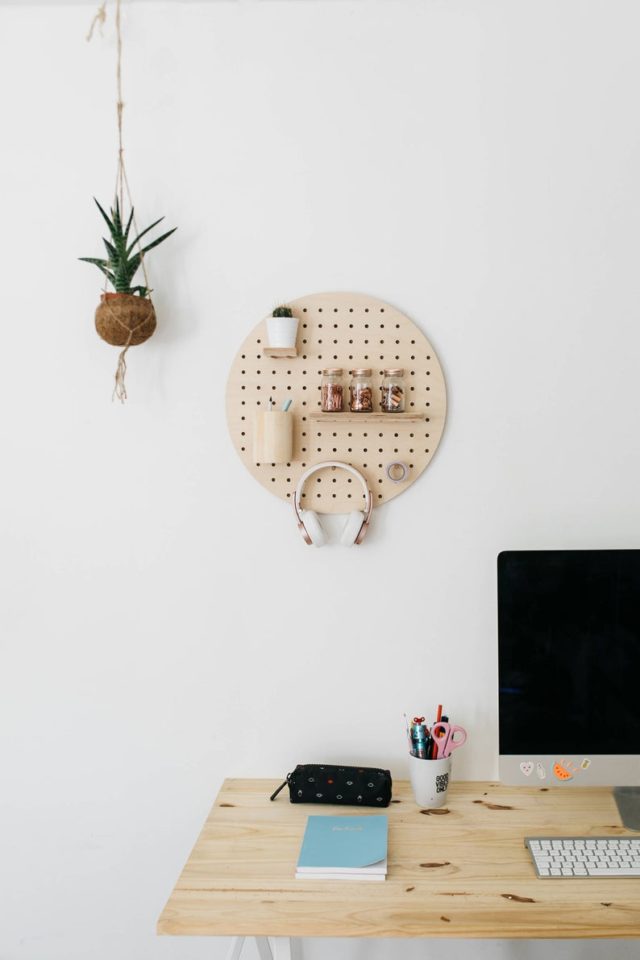 [Idée déco] Un pegboard made in France pour le bureau Cocon