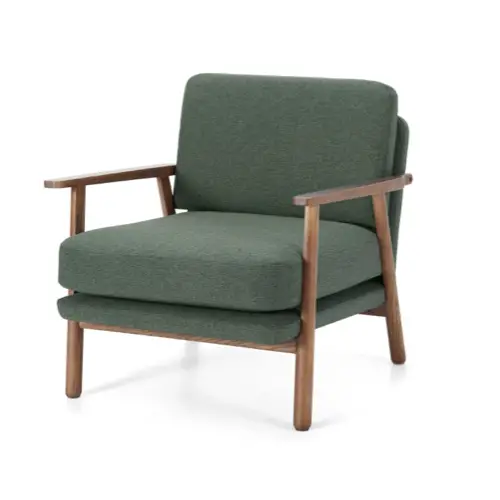 fauteuil mid-century armature bois
