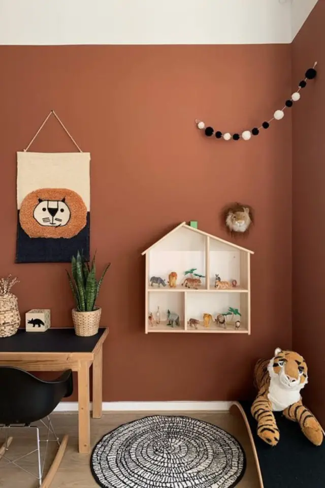 couleur terracotta style decoration peinture chambre enfant