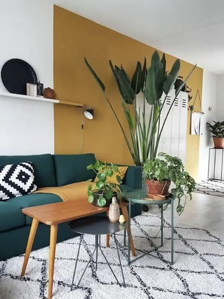 Du jaune dans le salon | couleur déco