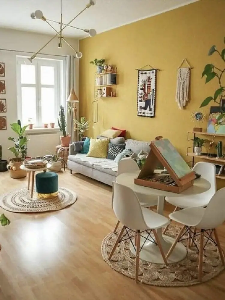 Du jaune dans le salon | couleur déco