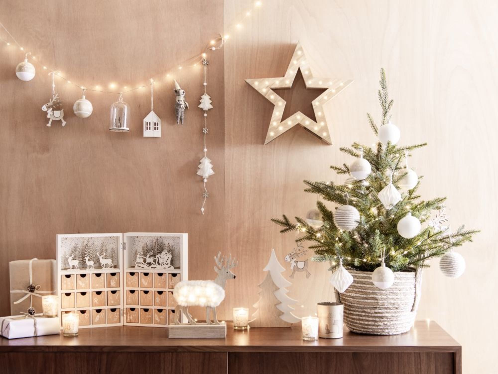 beau calendrier avent deco Maisons du Monde