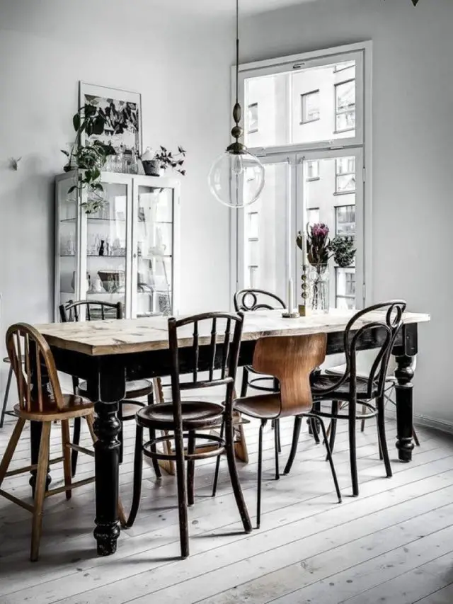 tendance slow living salle a manger chaise