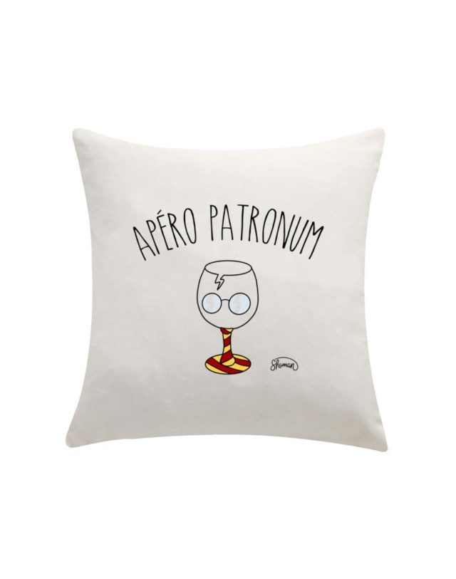 cadeau fan aperitif coussin harry potter apéro