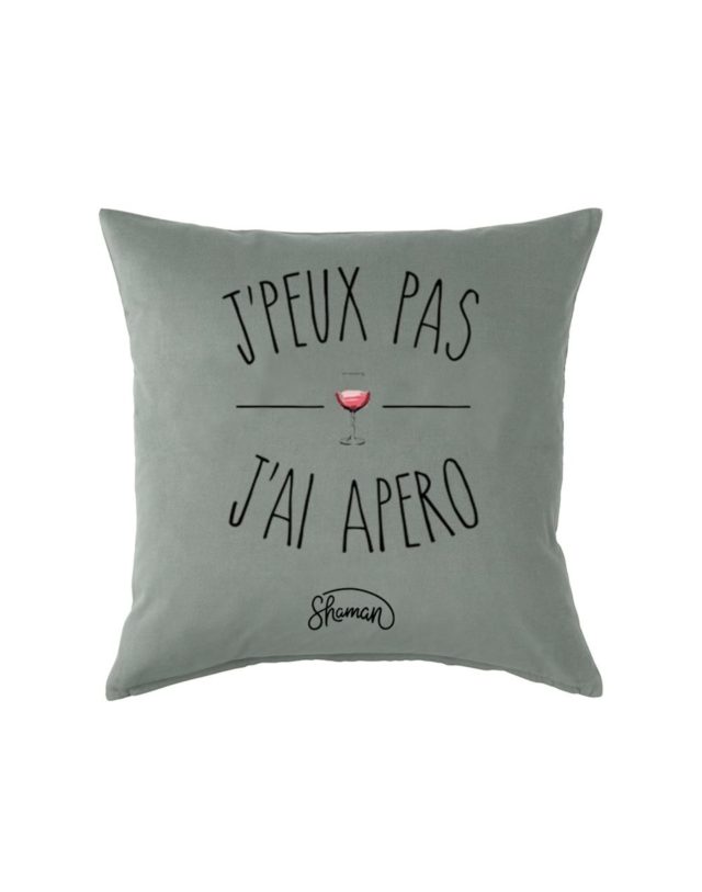 cadeau fan aperitif coussin apero excuse