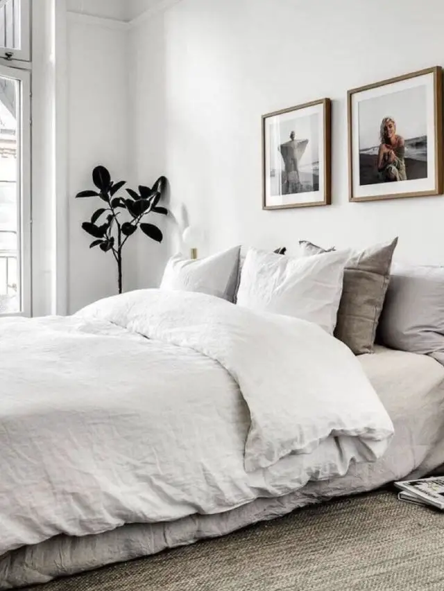 decoration chambre blanche exemple simple et elegant