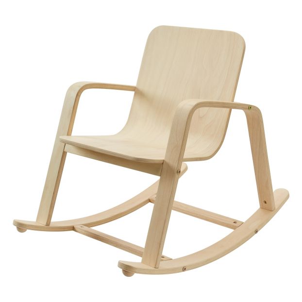enfant cadeau noel smallable chaise à bascule bois scandinave