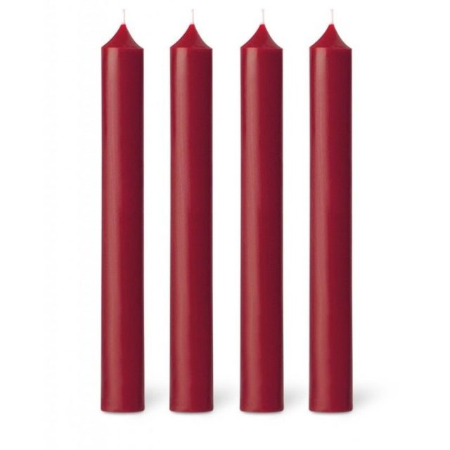 noel classique deco table bougies rouges pas cher