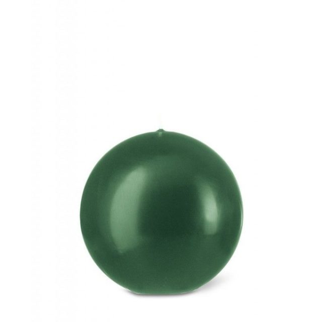 noel classique deco table bougie ronde vert sapin