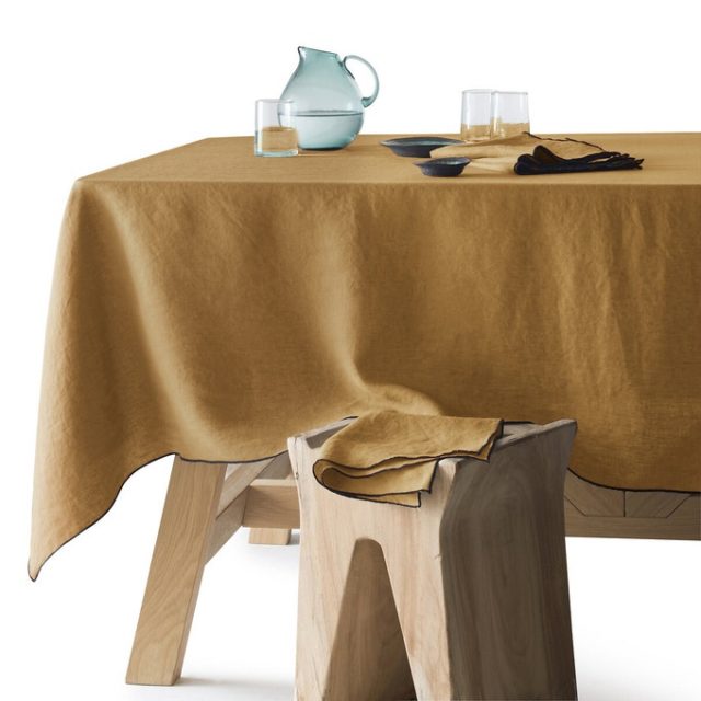 deco table noel slow nappe en lin