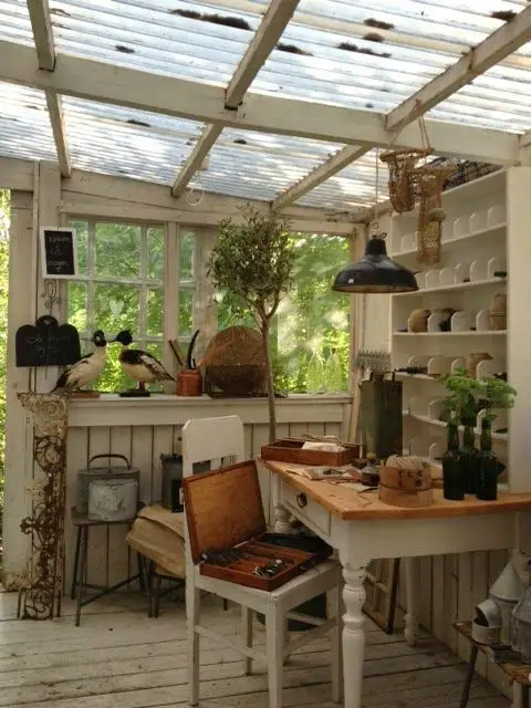 reve cabane nature atelier veranda serre 