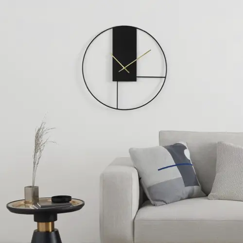 meuble moderne petit prix made soldes 2021 horloge design noire