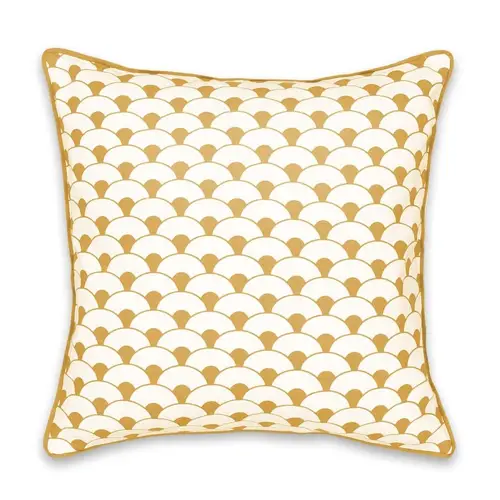 ou trouver housse coussin couleur pantone 2021 jaune motif moderne