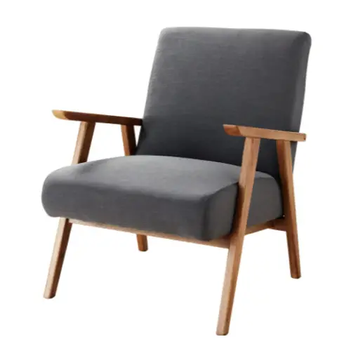 ou trouver meuble salon séjour gris fauteuil vintage