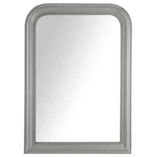 style classique chic deco gris miroir encadrement peint