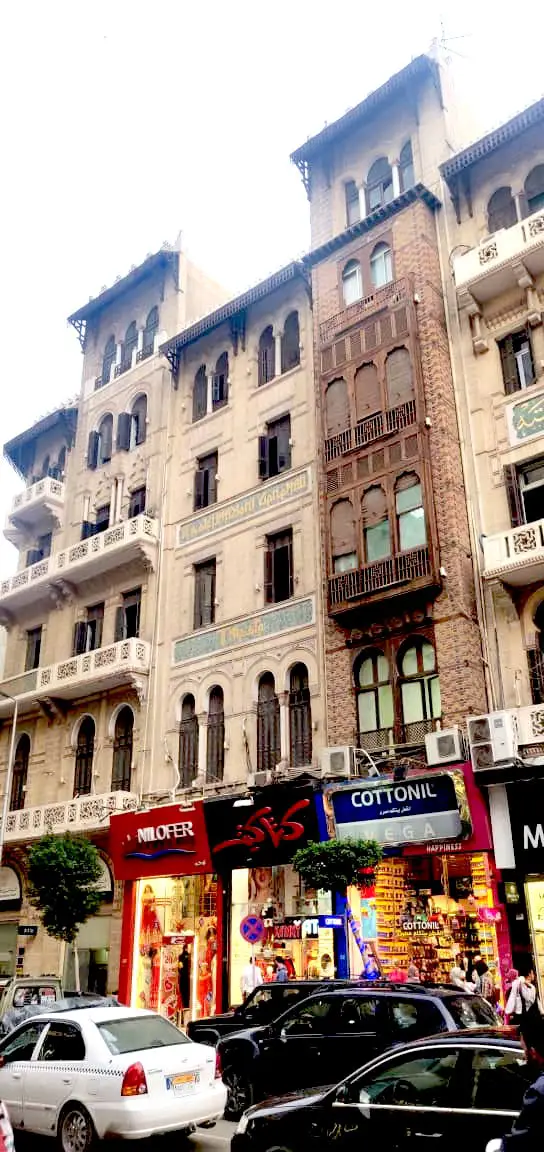 architecture patrimoine centre ville Caire façade rénovée XIXème