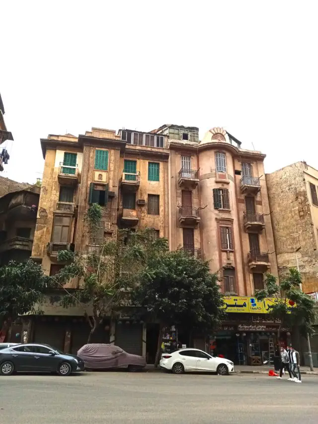 architecture patrimoine centre ville Caire immeuble ancien debut XXè