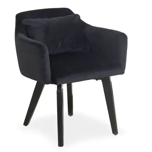 fauteuil deco pas cher velours sombre chic