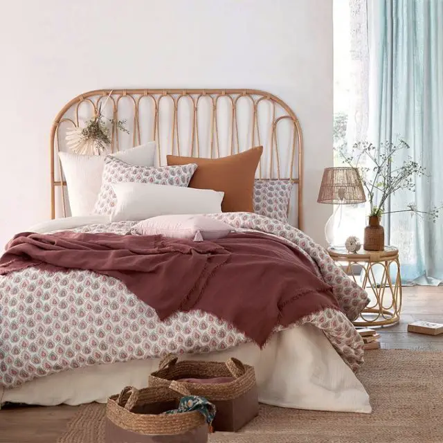 maison responsable decoration durable la redoute jetée de lit en lin lavé coloré