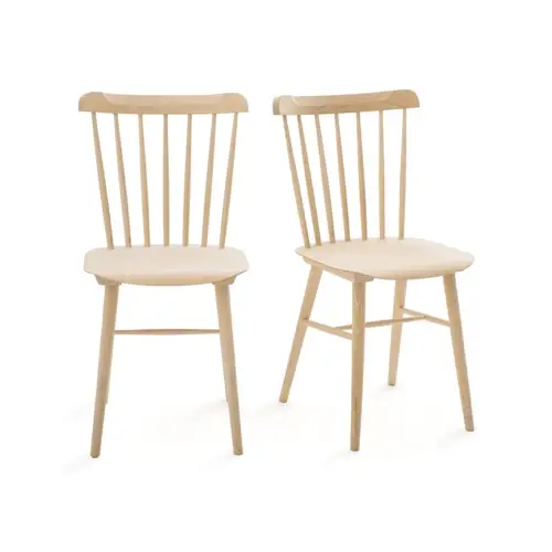 meuble coin repas moderne chaises scandinaves en bois naturel
