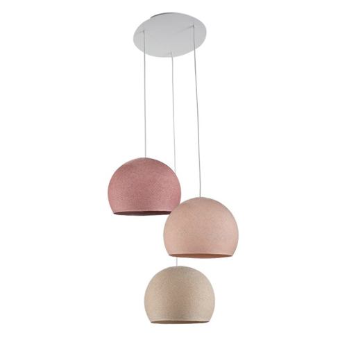 ou trouver deco rose salle a manger suspension triple moderne