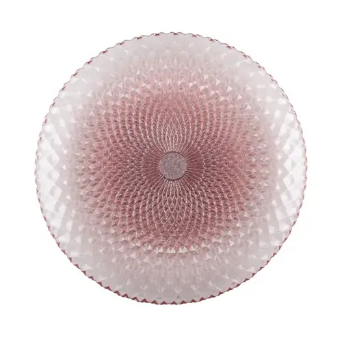 salle a manger art de table rose assiette en verre