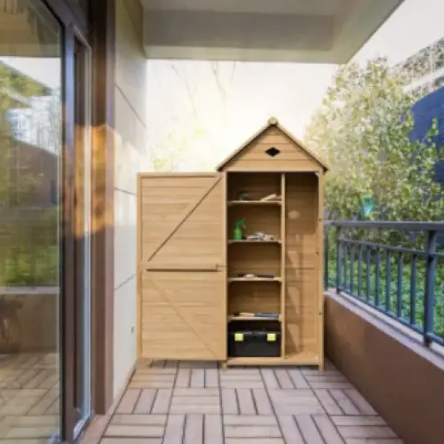 abri chalet jardin promo petit espace balcon terrasse rangement