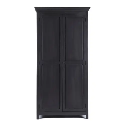 chambre bord de mer meuble decoration armoire parisienne gris foncé