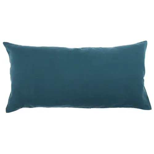 chambre bord de mer meuble decoration coussin deco bleu canard rectangulaire