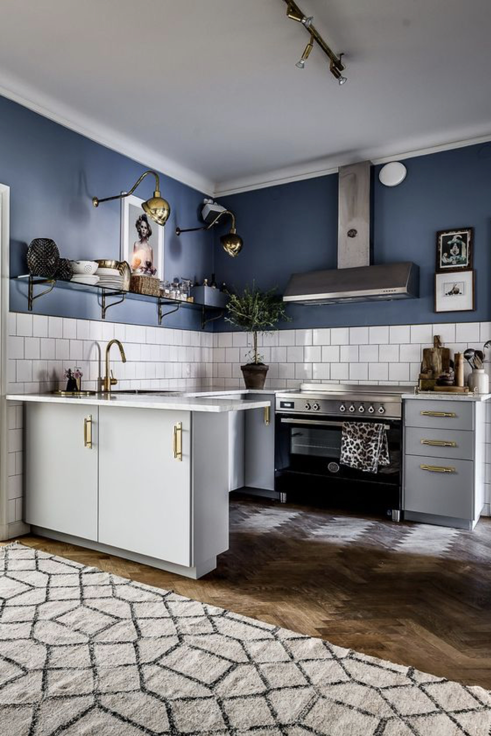 [Couleur] Du bleu dans la cuisine Cocon déco & vie nomade