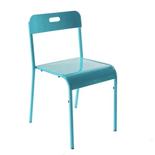 ou trouver chaise cuisine moins 50 euros style vintage années 80 90 bleu simple