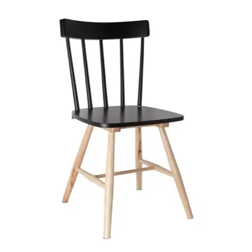 ou trouver chaise cuisine moins 50 euros bois style bistrot noir