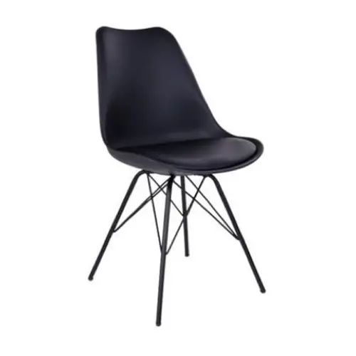 ou trouver chaise cuisine pas cher design scandinave minimalisme noir pied original