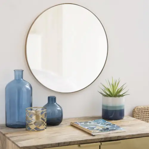 miroir rond tendance maisons du monde simple minimaliste élégant