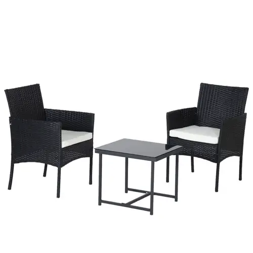 ou trouver salon jardin pas cher résine noir table basse fauteuil