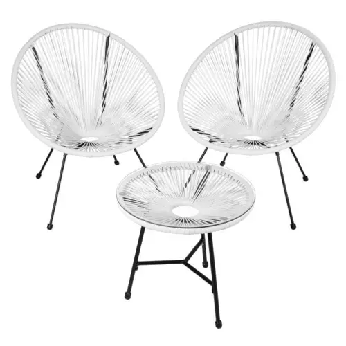 ou trouver salon jardin petit budget salon petit extérieur blanc fils moderne