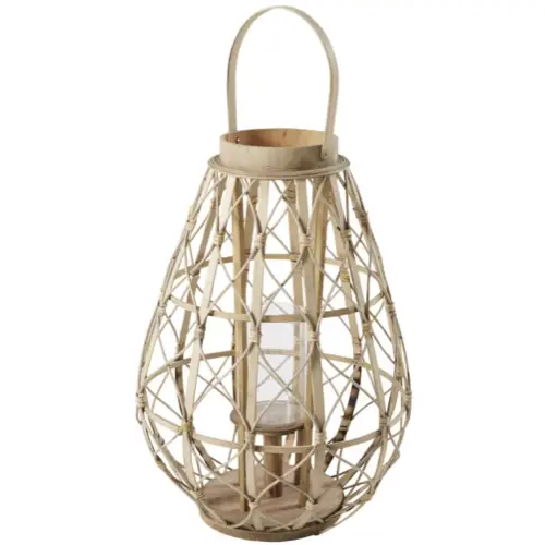 petit balcon cofortable shopping lanterne en bambou pour extérieur outdoor
