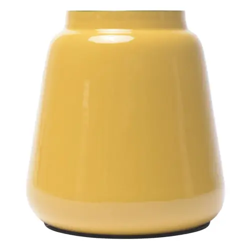 accessoire deco couleur jaune vase moderne et simple